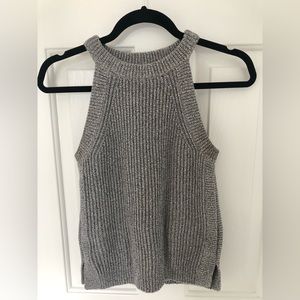 Madewell, Racerback top, heather gray, size XS